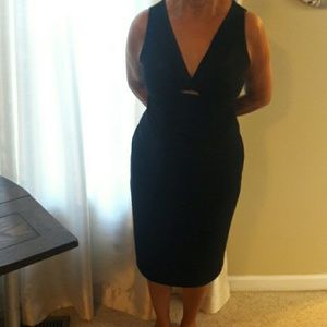 Black cocktail dress